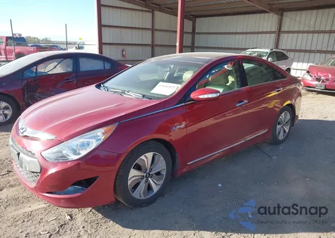 2015 Hyundai Sonata Hybrid Limited from USA, damaged, VIN KMHEC4A48FA126966